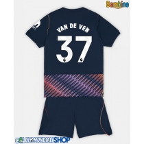 Maglie da calcio Tottenham Hotspur Micky van de Ven #37 Seconda Maglia Bambino 2026-27 Manica Corta + Pantaloni corti)